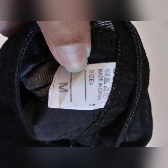 Denim jeans , no brand, juniors medium  black - Picture 7 of 10